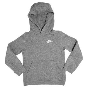 Kids Nike light grey classic fit hoodie